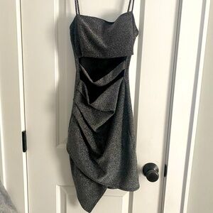 Windsor Silver Bodycon Mini Dress